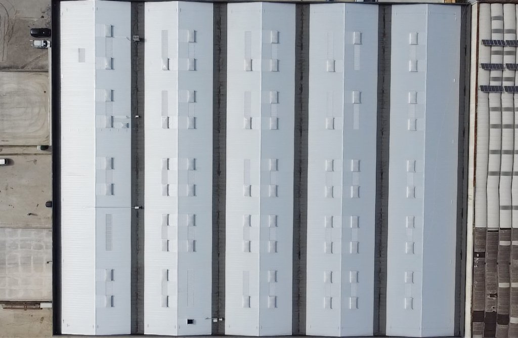 Riqualificazione tetto industriale e bonifica copertura in cemento-amianto